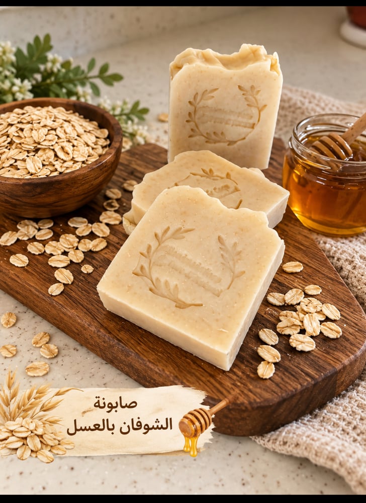 صابونة الشوفان بالعسل