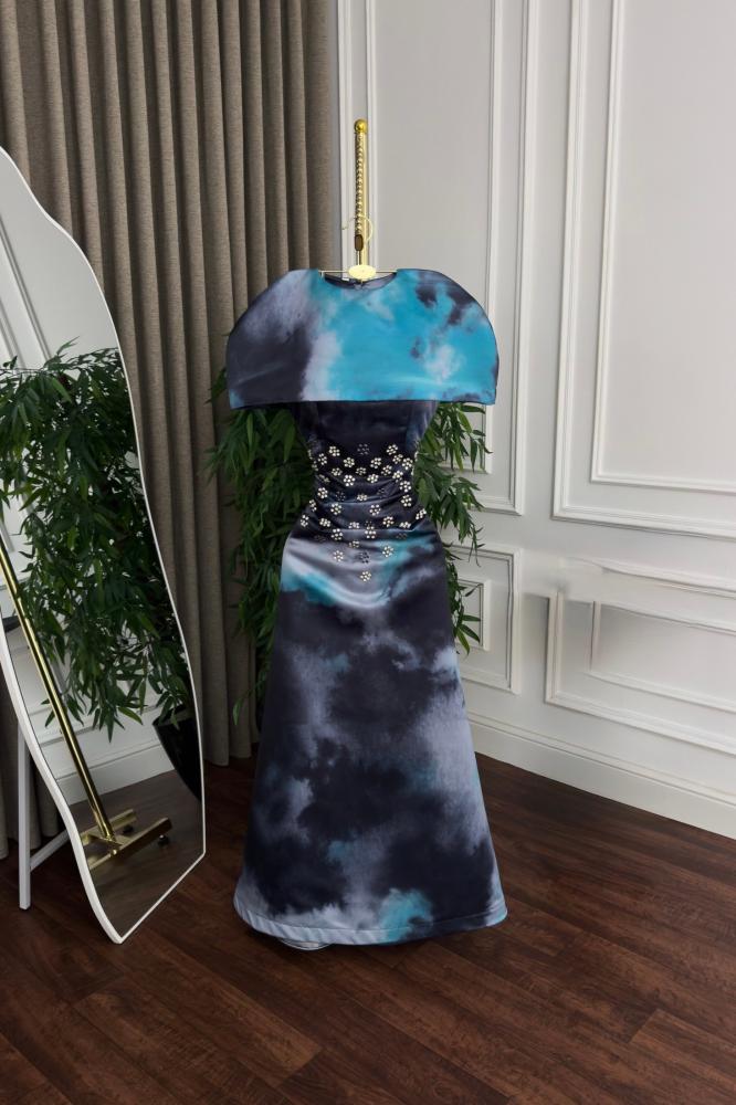 Mechado dress embroidery