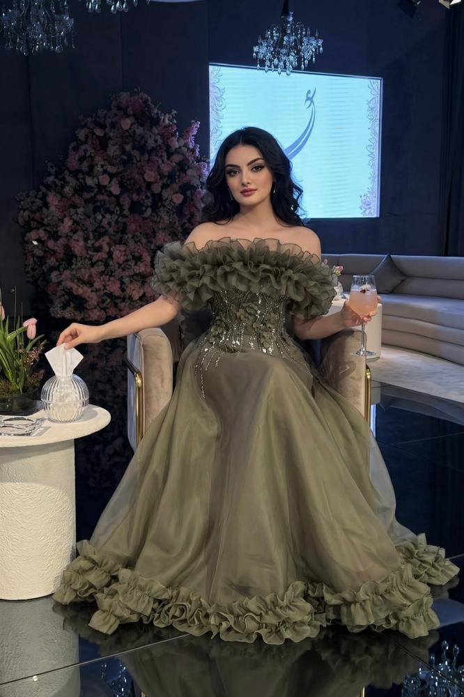 فستان سهره اورجنزه وورد