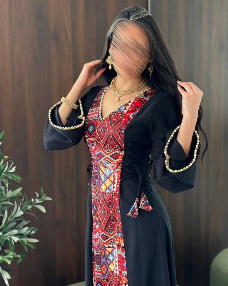 جلابية رمضانية فاخرة بتصميم تراثي عصري متوفرة بلونين