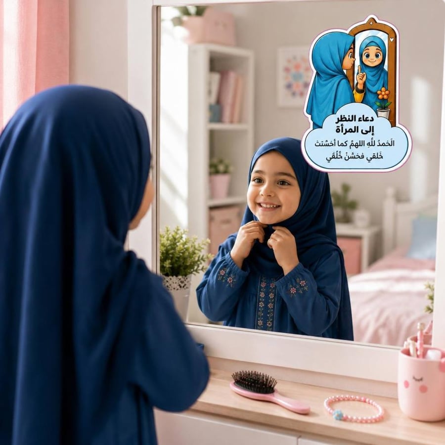 ملصقات الأدعية والأذكار اليومية للأطفال