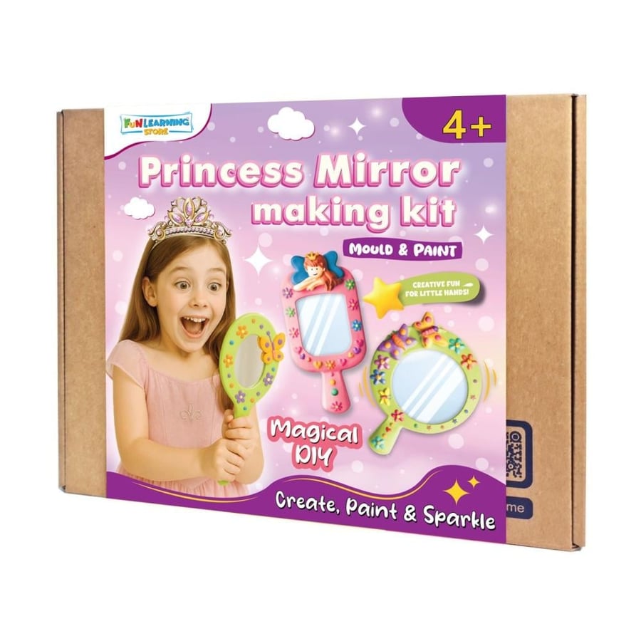 مجموعة مرآة الأميرة اصنعي مرآتك السحرية بنفسك متجر fun Learning Store