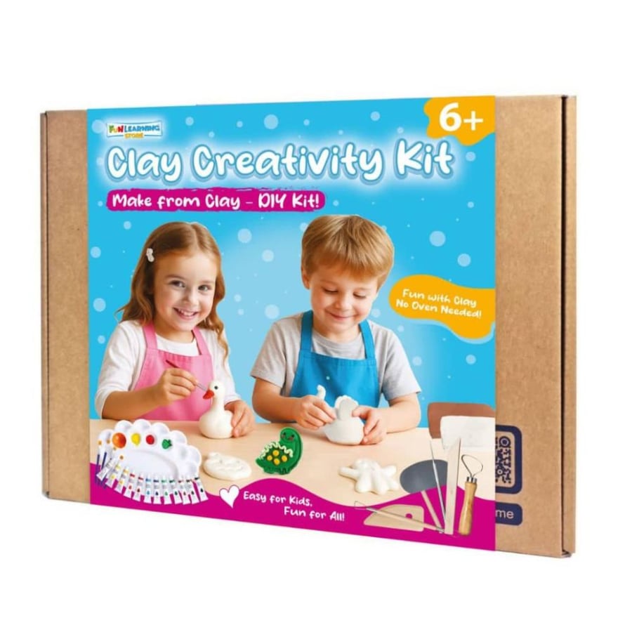 مجموعة الصلصال الإبداعية للأطفال اصنع لون وتخيل بلا حدود Fun Learning