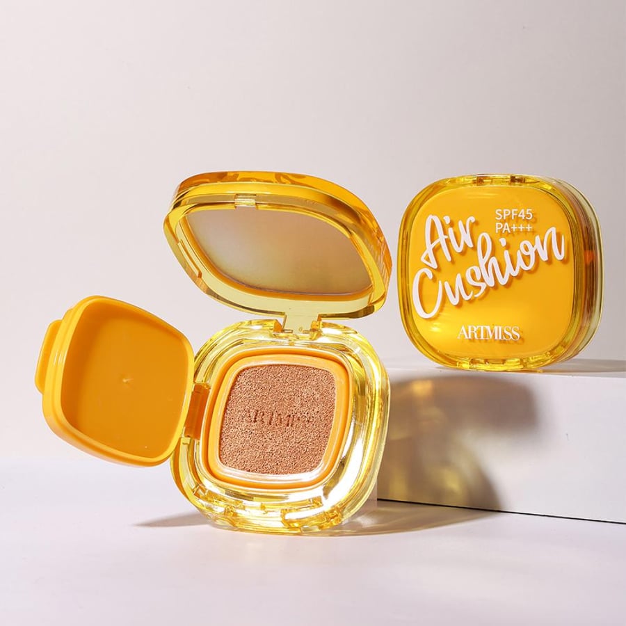 كريم أساس كريمي واقي شمس مضغوط بحماية SPF 45 من آرتميس