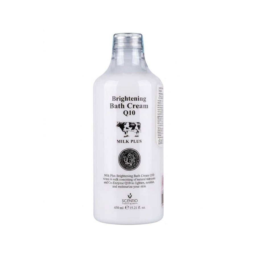 Scentio Q10 Skin Lightening Shower Cream Milk Plus - 450ml