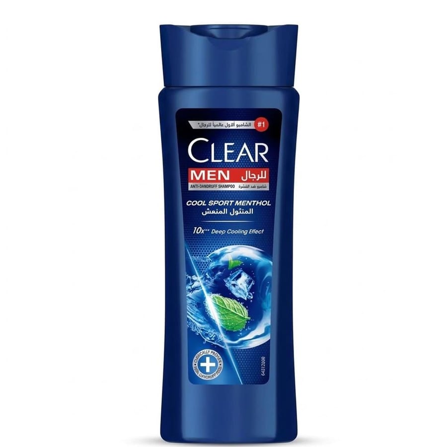 Clear Men Anti-Dandruff Shampoo Cooling Menthol with Mint - 190 ml