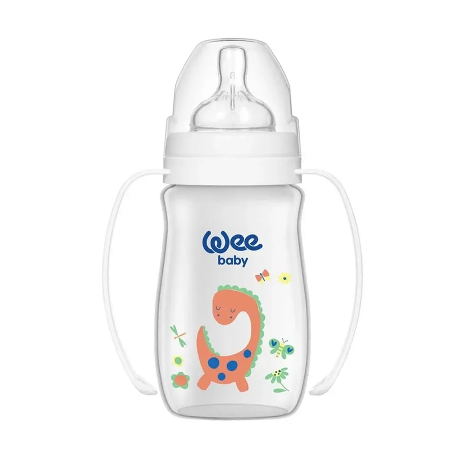 Wee Baby Classic Plus Polypropylene Baby Bottle Multiple Colors - 250 ml