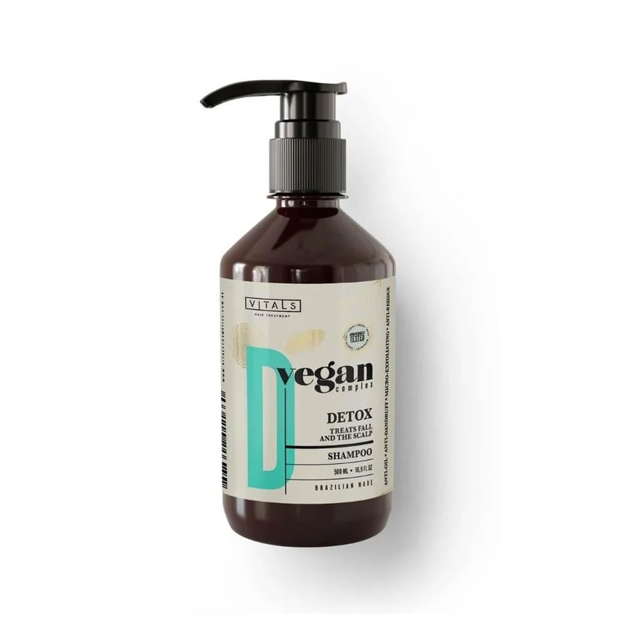 Vitals Vegan D Complex Detox Shampoo for Healthy & Vital Hair - 500 ml