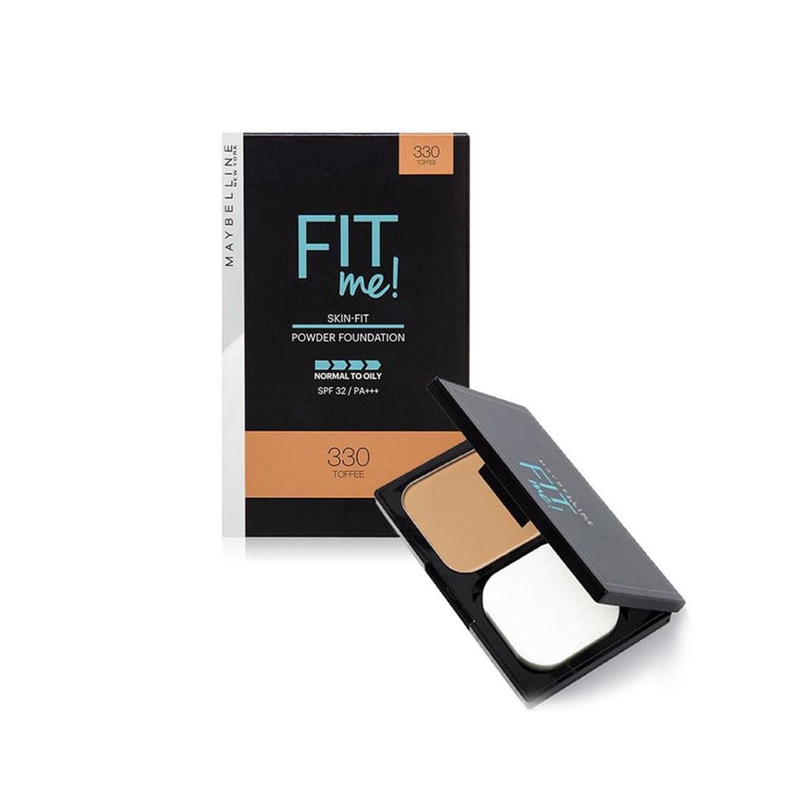 Maybelline Fit Me Powder Foundation SPF32 No.330 Toffee- 9 gm