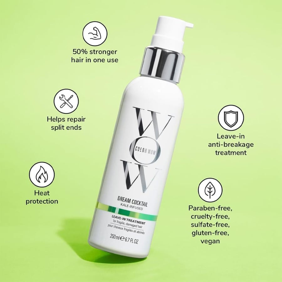Color Wow Dream Cocktail Killer Leave-In Treatment Cream for Damaged Hair - 200 ml