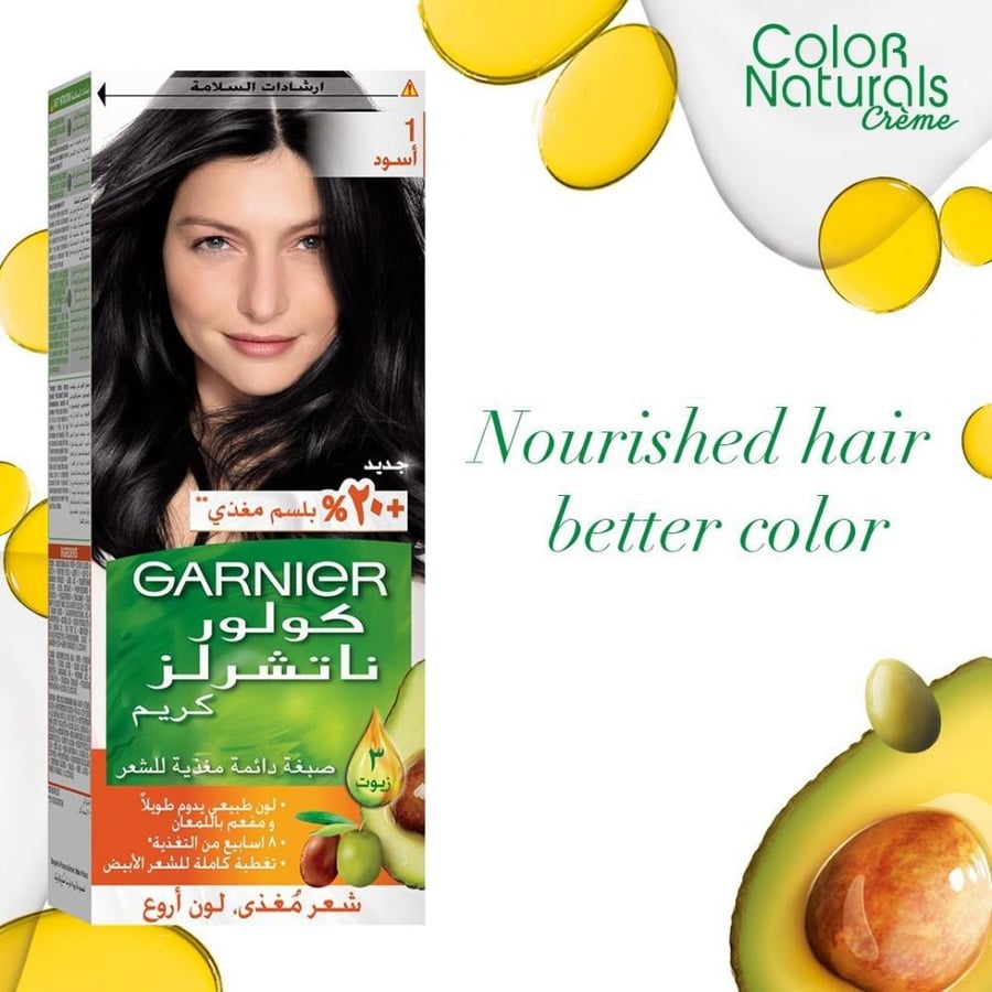 Garnier Color Naturals Hair Dye - Black 1