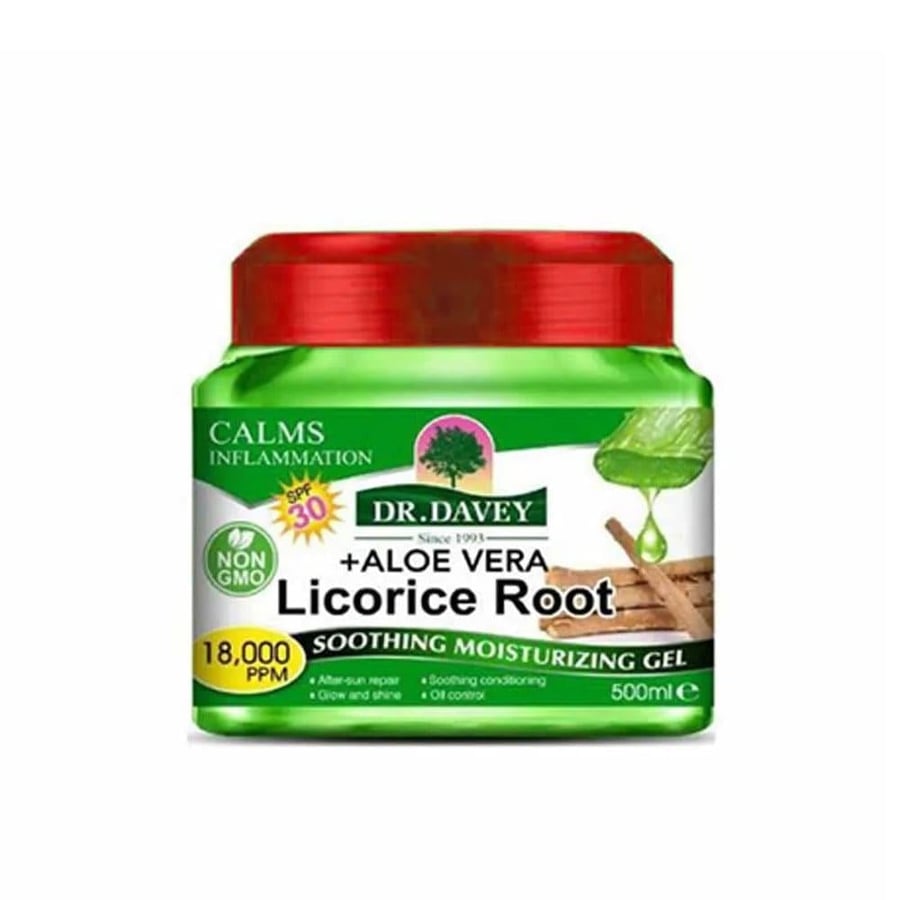 Dr. Davey Soothing Moisturizing Gel with Licorice & Aloe Vera - 500 ml