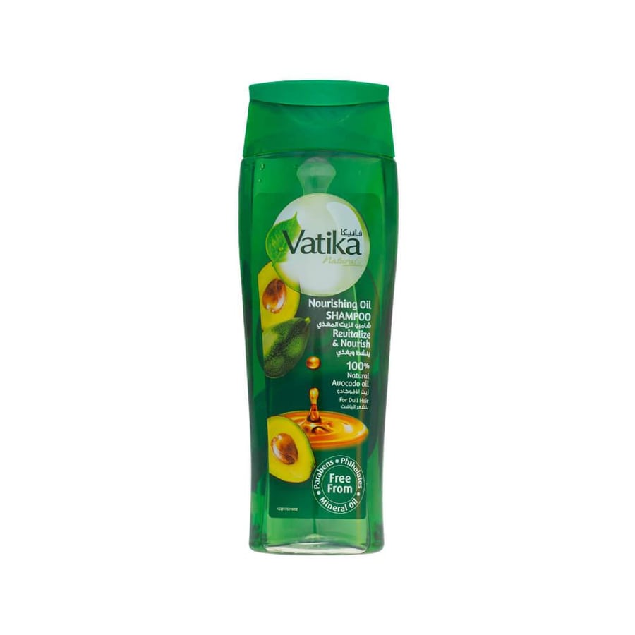 Vatika Nourishing Oil Shampoo with Avocado for Dull Hair - 425 ml