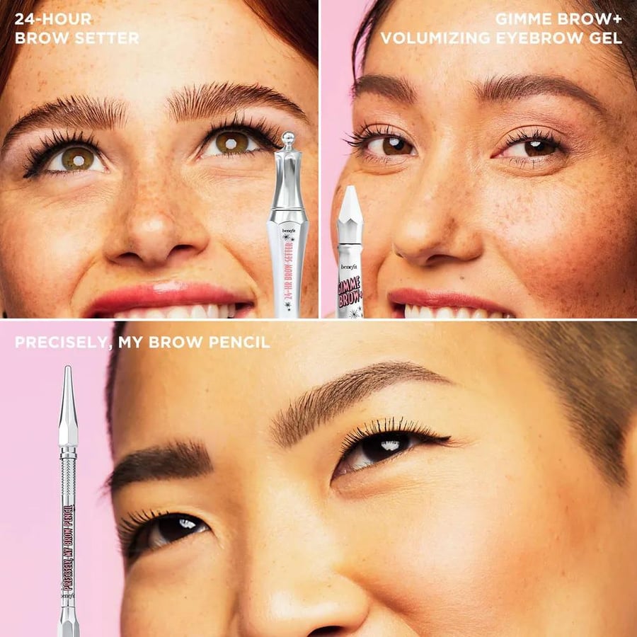 Benefit Lil' Brow Loves Eyebrow Pencil and Gel Natural Deep Brown 4.5