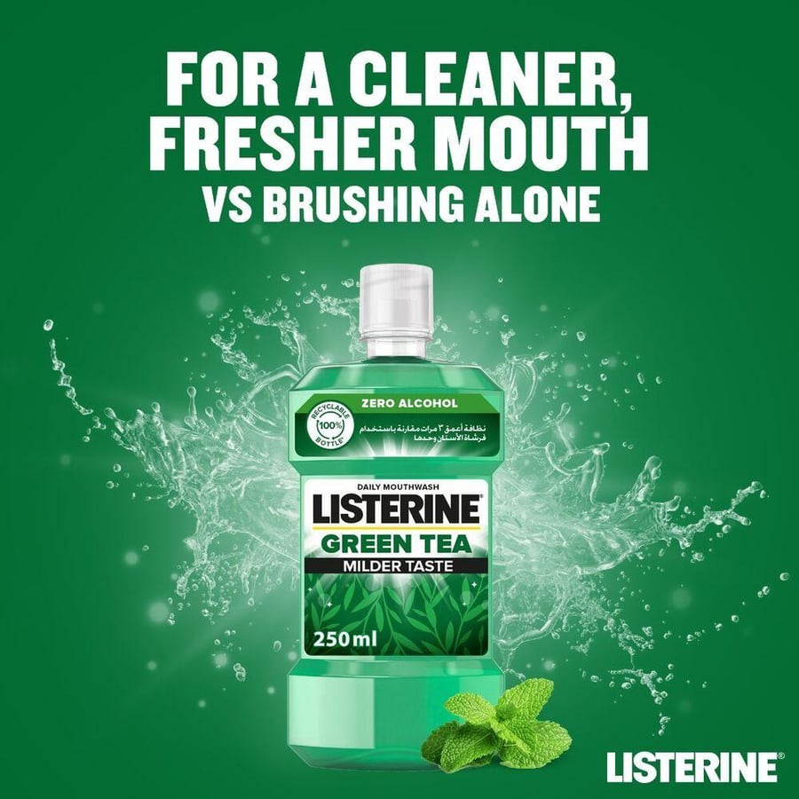 Listerine Mouthwash Green Tea - 250 ml