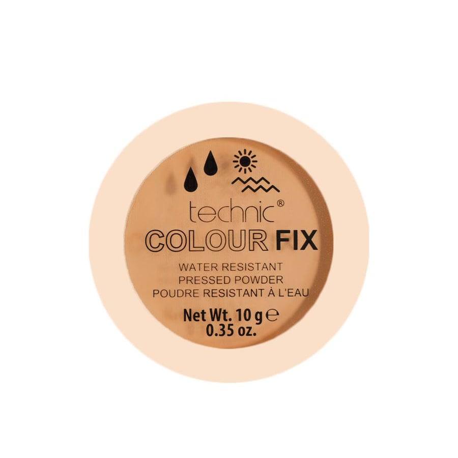 Technic Colour Fix Pressed Powder Hazelnut - 10 Gm