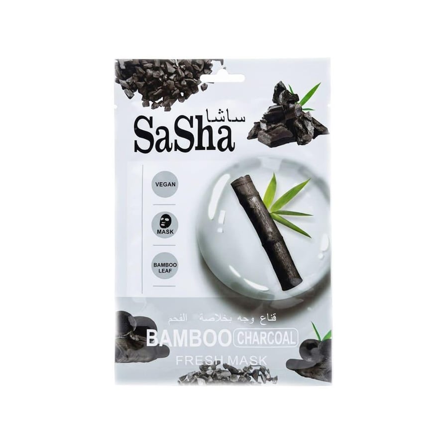 ساشا قناع وجه بخلاصة الفحم