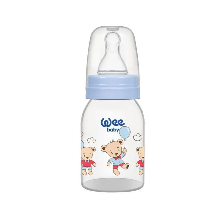 Wee Baby Baby Feeding Bottle Multiple Colors - 125 ml Classic C851
