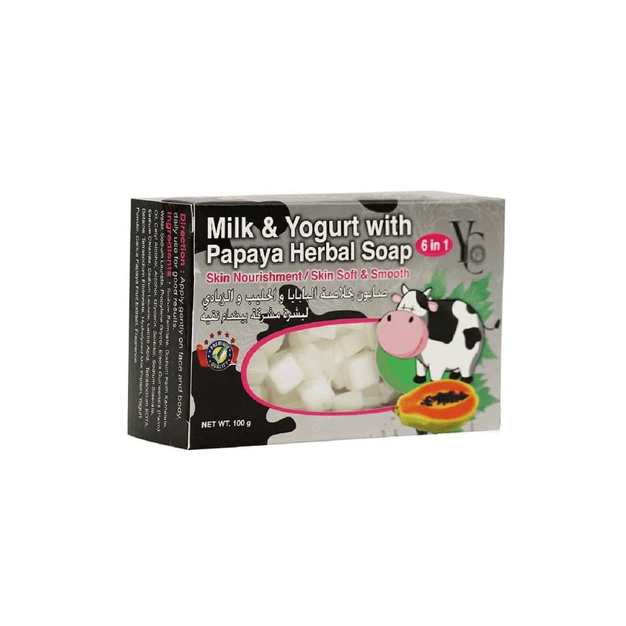 YC Papaya, Milk & Yogurt Soap - 100gm