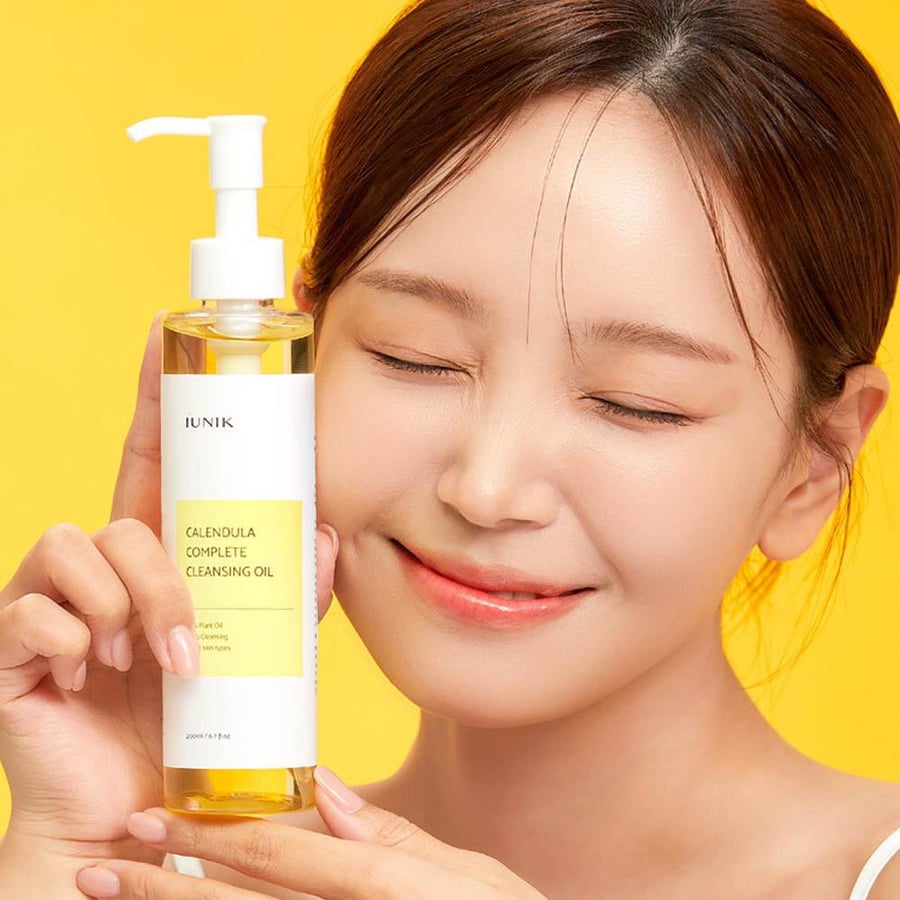 iunik Calendula Complete Cleansing Deep Oil Botanical - 200 ml