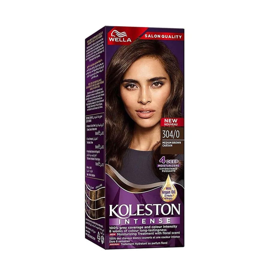 Wella Koleston Intense Hair Color - Medium Brown 304/0