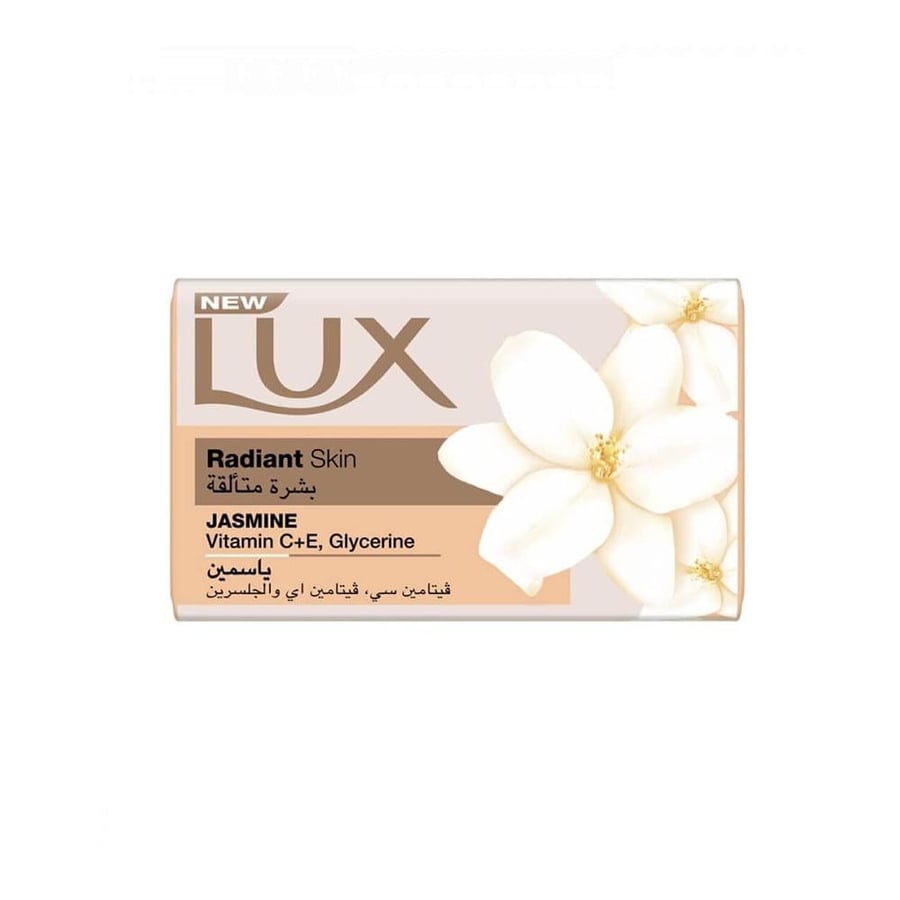 Lux soap radiant skin  jasmine, vitamins C, E and glycerin - 75 gm