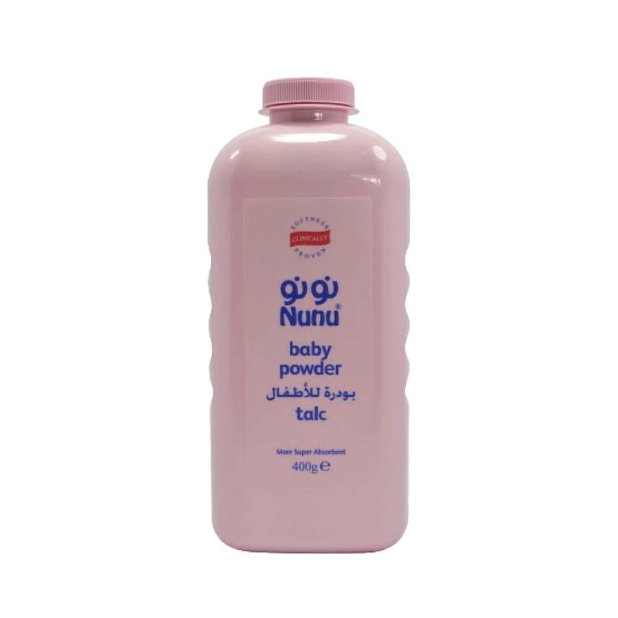 Nunu baby powder Talc Pink 400 gm