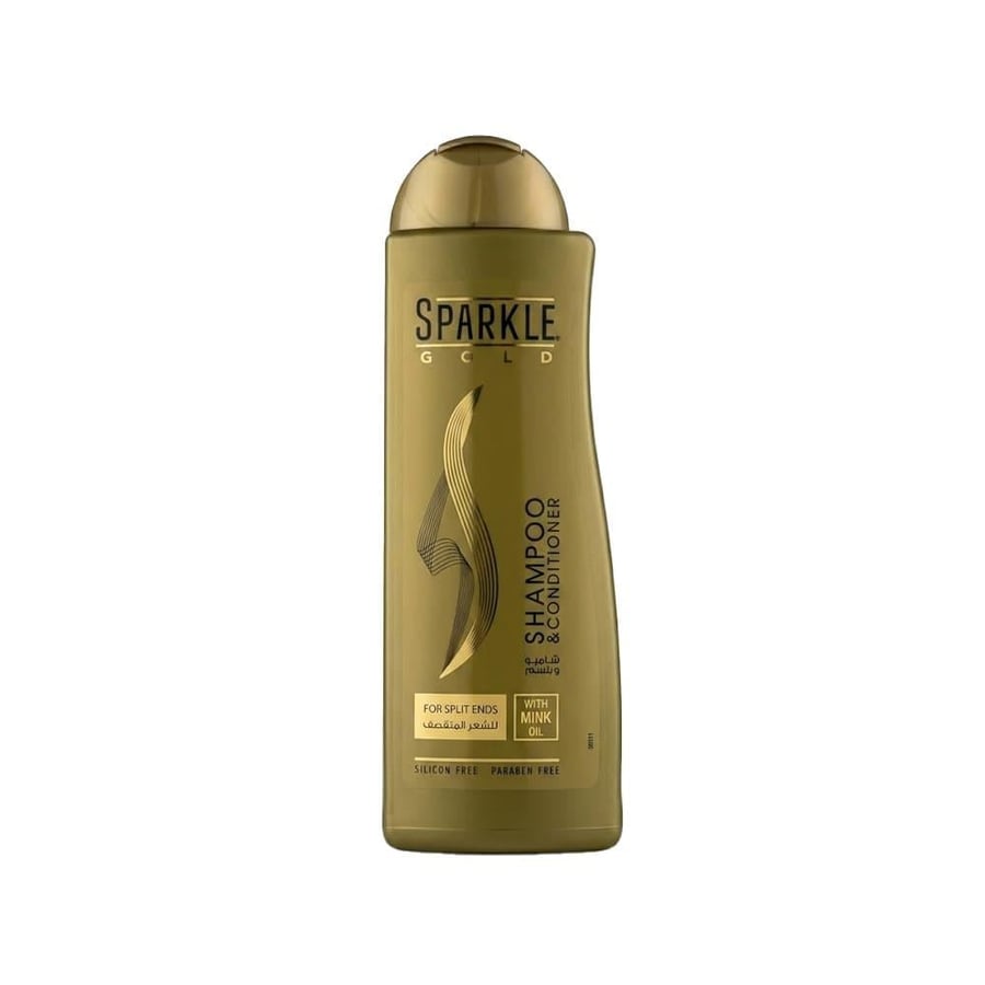 Sparkle Gold Shampoo and Conditioner for Split Ends - 350ml