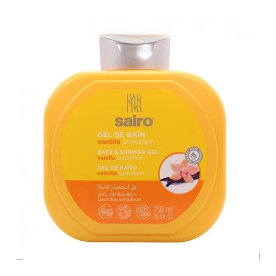 Sairo Shower Gel with Vanilla Scent - 750 ml