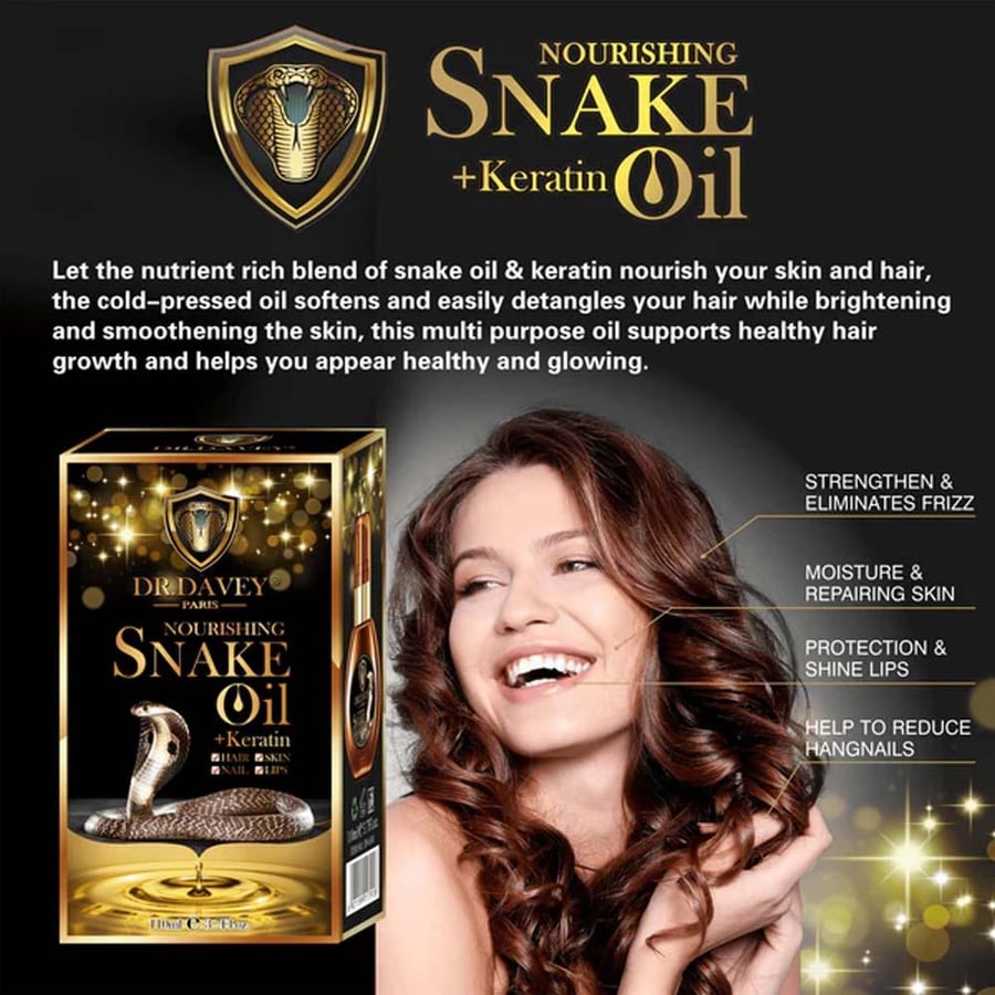 Dr. Davey Nourishing Snake Oil +Keratin - 110 ml