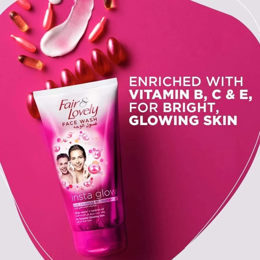 Fair & Lovely Insta Glow Face Wash - 150 gm