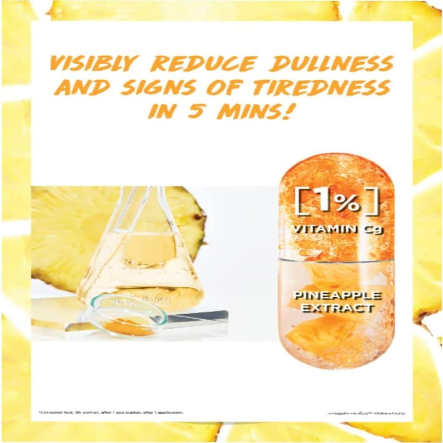 Garnier Facial Mask With Vitamin C For Dull Tired Skin With Pineapple 15 gm