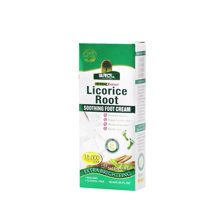 Srol Foot Cream with Licorice Root Extract - 60 ml