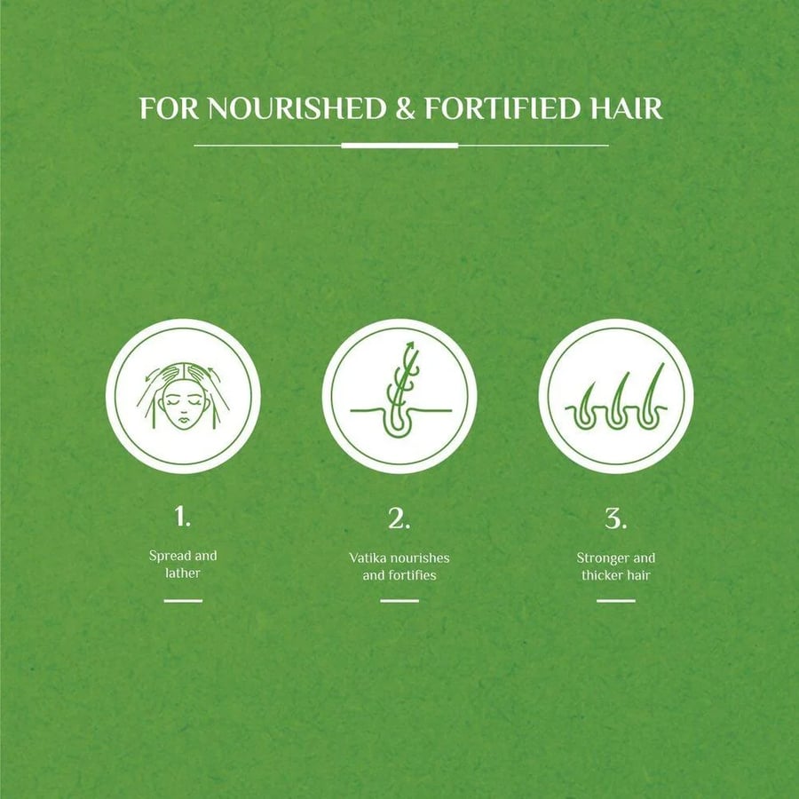 Vatika Hair Fall Protection Shampoo with Aloe Vera & Watercress - 200 ml