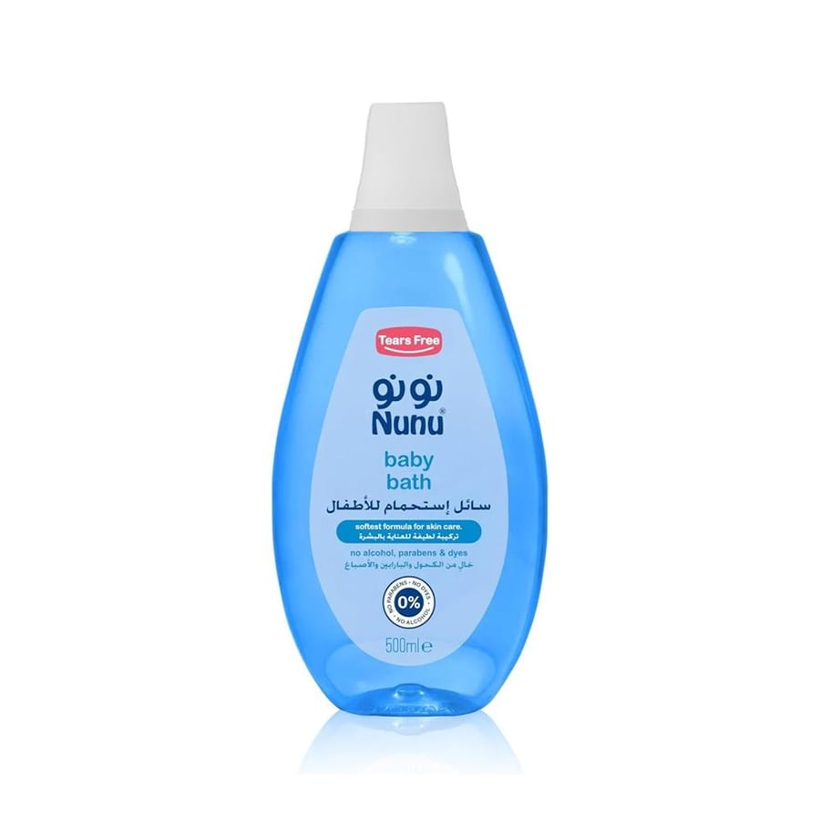 Nunu Baby Bath, Gentle Skin Care Formula - 500 ml