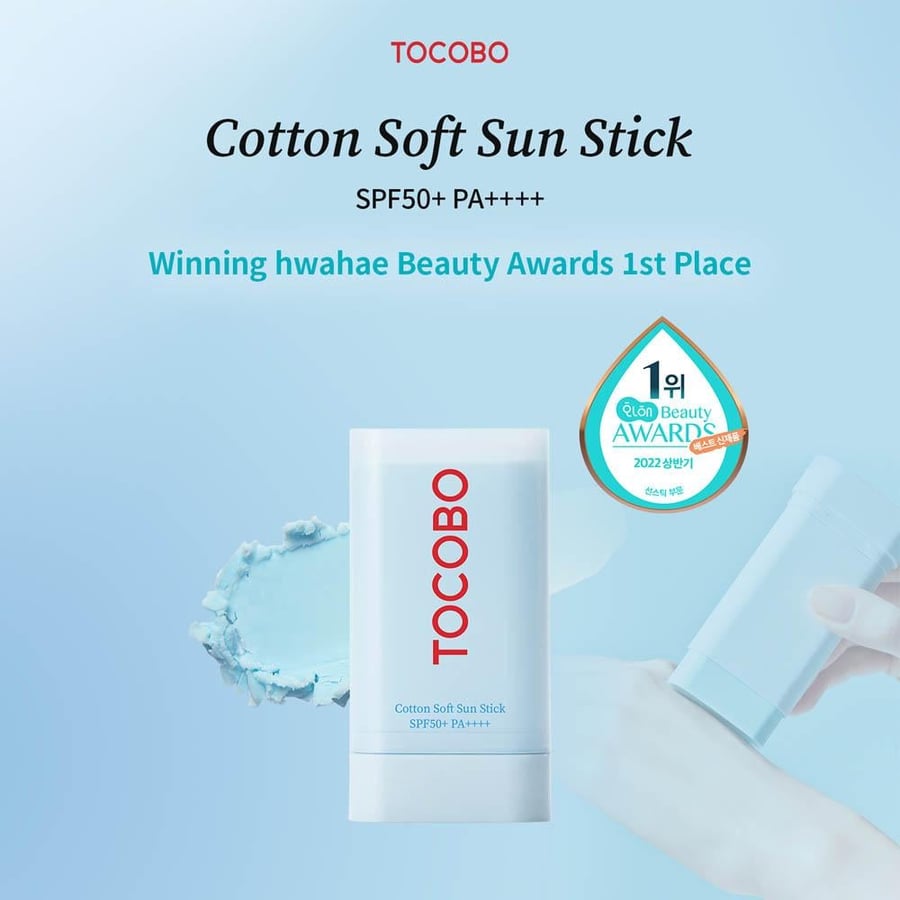 Tocobo Cotton Soft Sun Stick SPF 50 - 19 gm