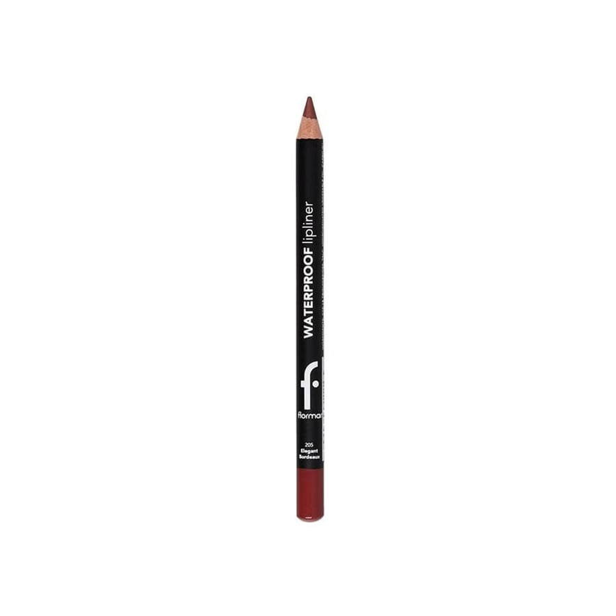 Flormar Waterproof Lip Liner - Elegant Bordeaux 205