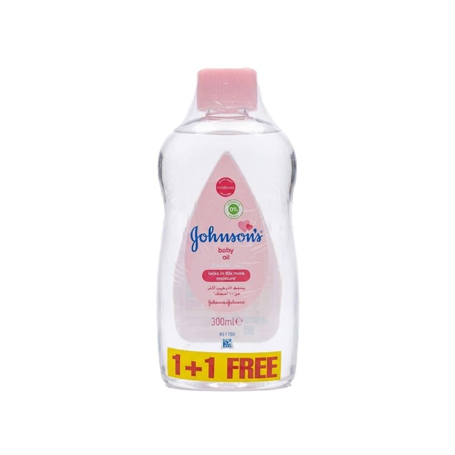 Johnson's Baby Oil - 300ml 1+1