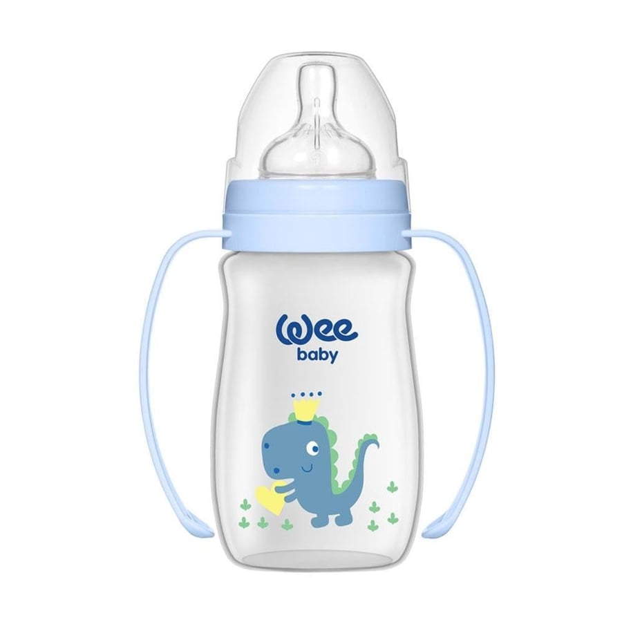 Wee Baby Classic Plus Polypropylene Baby Bottle Multiple Colors - 250 ml