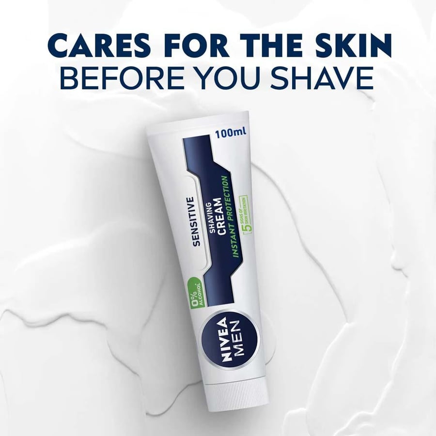 Nivea Men Shaving Cream Sensitive Skin - 100 ml
