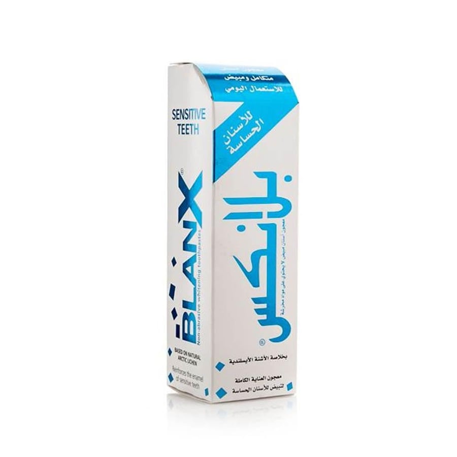 BlanX Whitening Toothpaste for Sensitive Teeth with Icelandic Lichen Extract - 75 ml