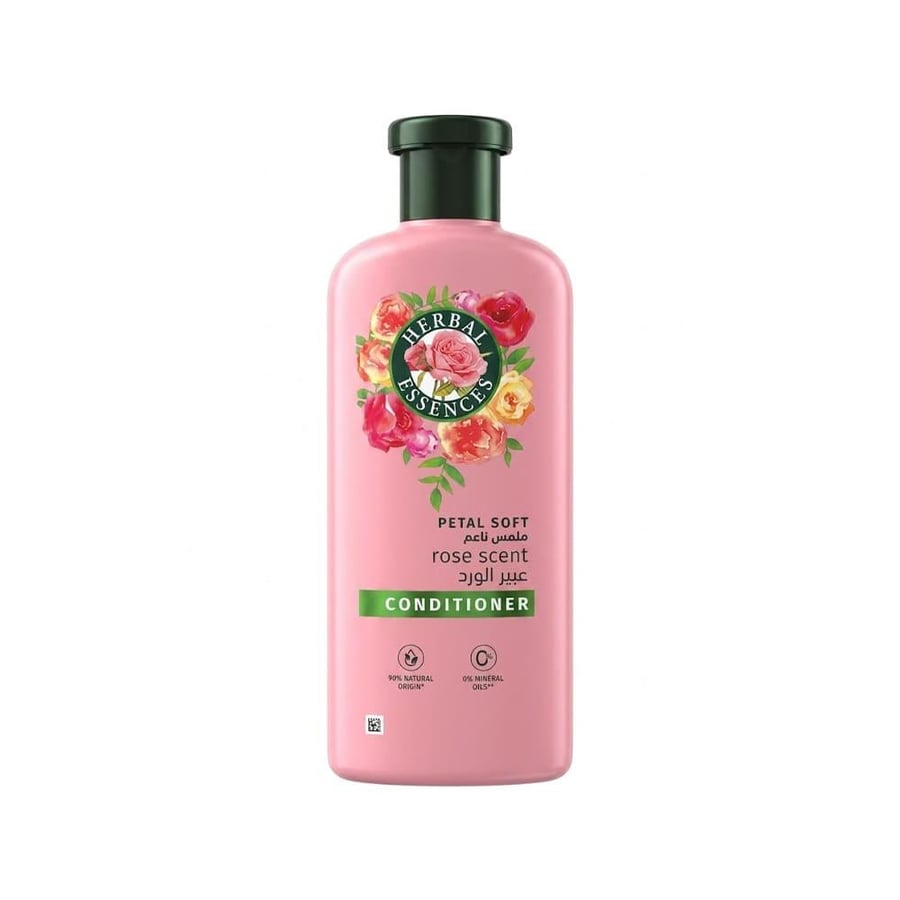 Herbal Essences Petal Soft Conditioner, Rose Scent - 400ml
