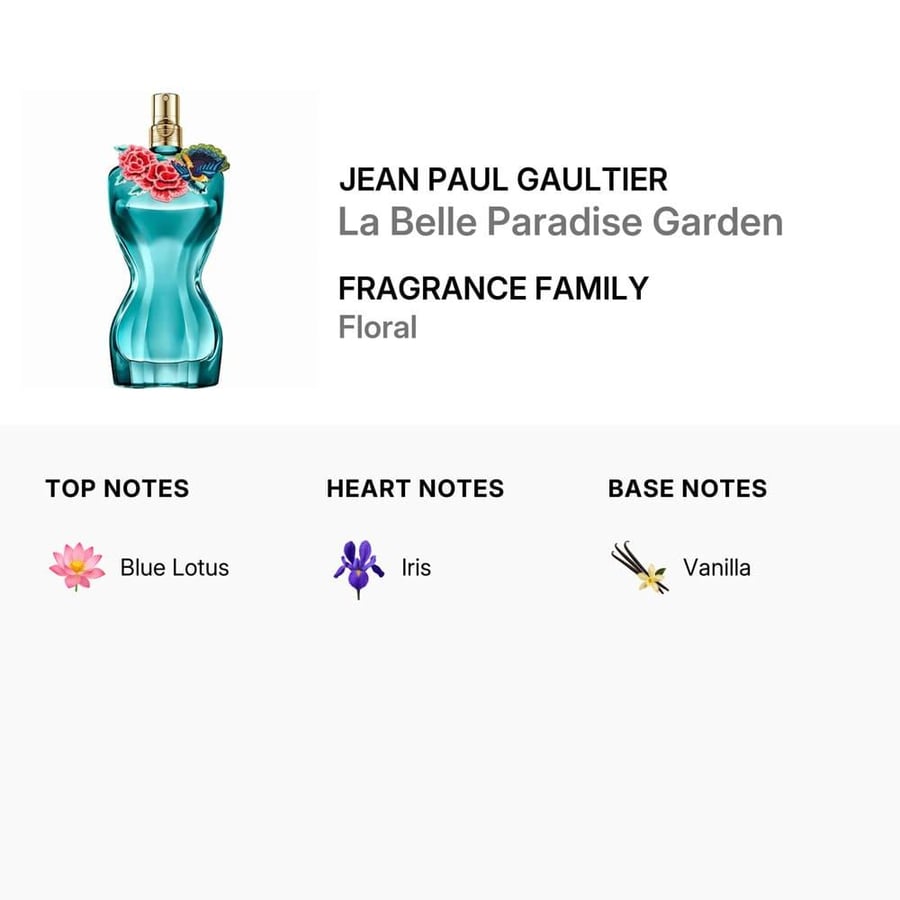 عطر جان بول غوتييه لا بيل بارادايس جاردن او دي بارفيوم - 100 مل