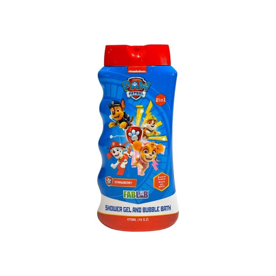 Nickelodeon Paw Patrol Strawberry Shower Gel & Bubble Bath 2 in 1 - 400 ml