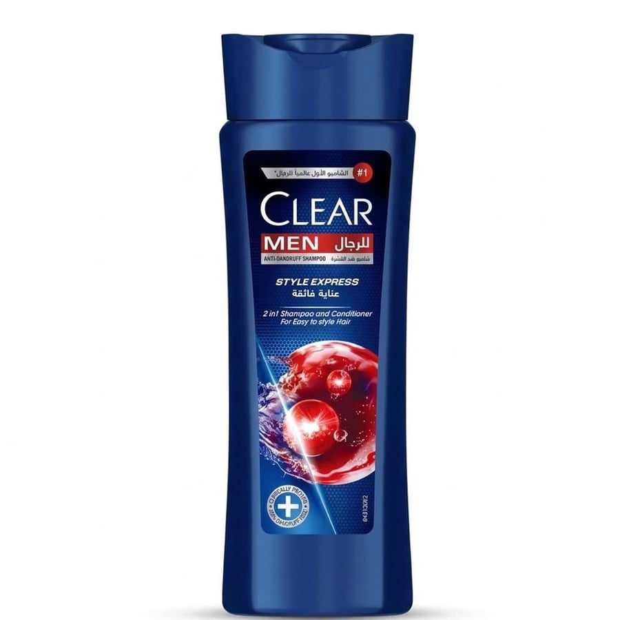 Clear Anti-Dandruff Shampoo Style Express for Men - 190 ml