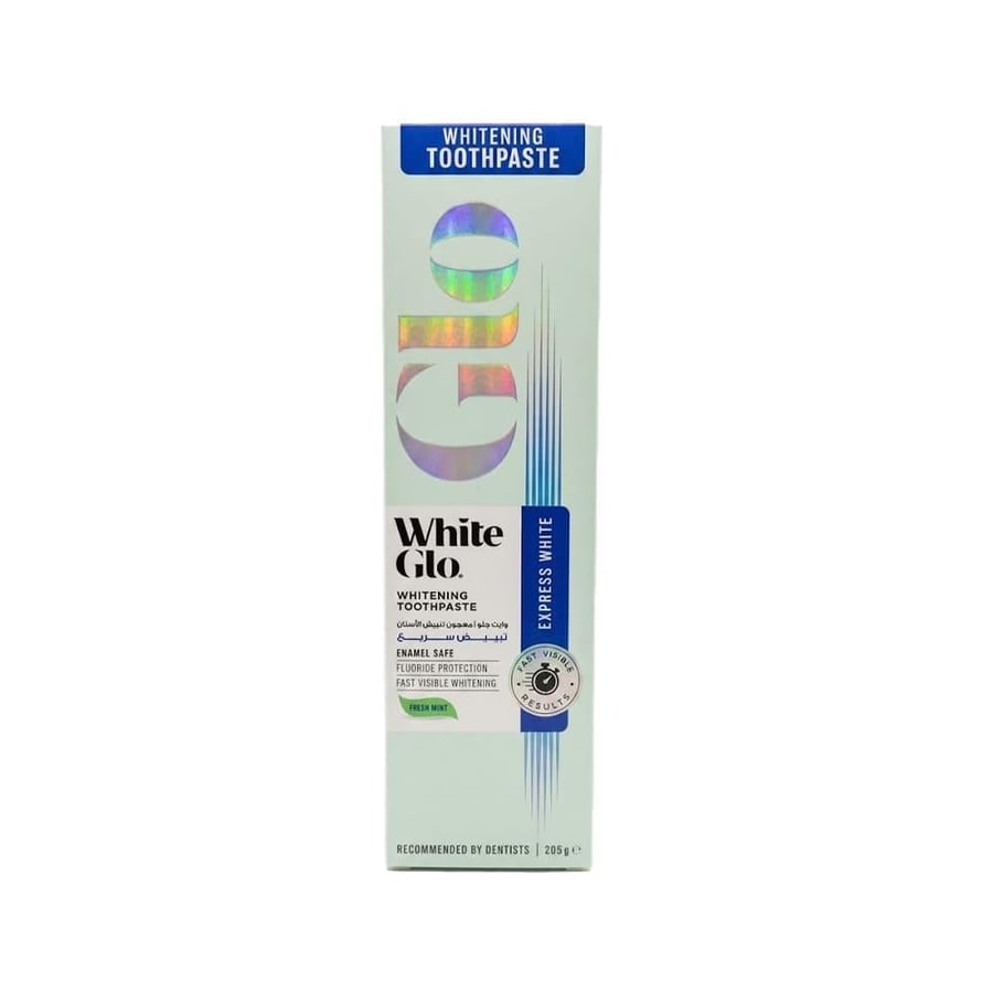 White Glo Tooth Whitening Toothpaste - Fast Whitening - 205g