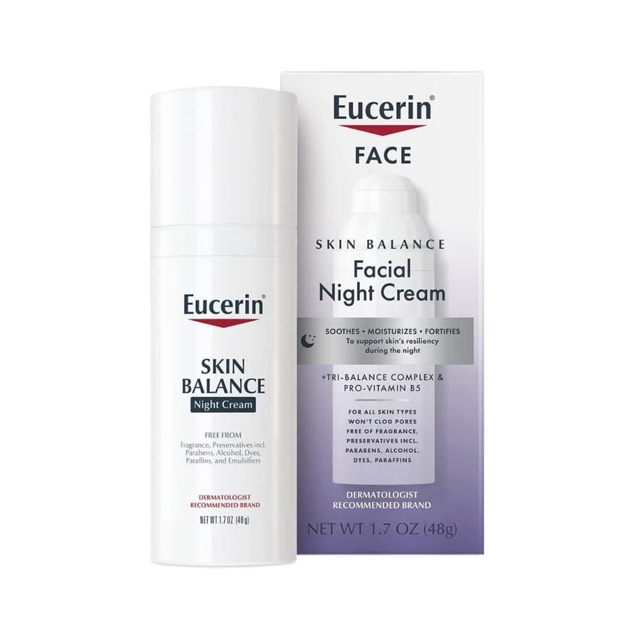Eucerin Balancing Night Facial Cream - 48 Gm