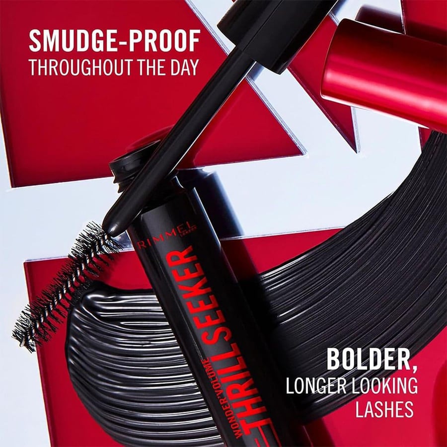Rimmel London Wonder Volume Thrill Seeker Pitch Black Mascara - 8 Ml