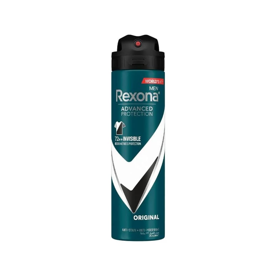 Rexona Deodorant Spray For Men Invisible Antibacterial - 150 ml