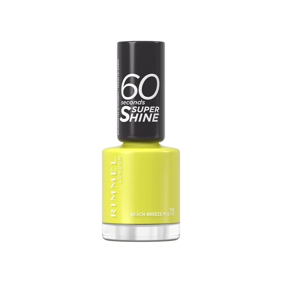 Rimmel London Nail Polish 60 Seconds Super Shine 155 Beach Breeze Please - 8 ml